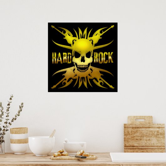 HARD ROCK POSTER (Cuisine)