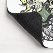 Hard Rock Skull en Guitars Muismat (Hoek)