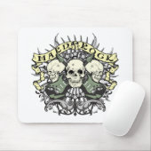 Hard Rock Skull en Guitars Muismat (Met muis)
