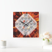 Hard Rock Vierkante Klok (Huis)