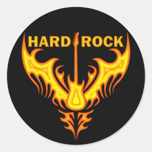 HARD ROCK WINGS RONDE STICKER