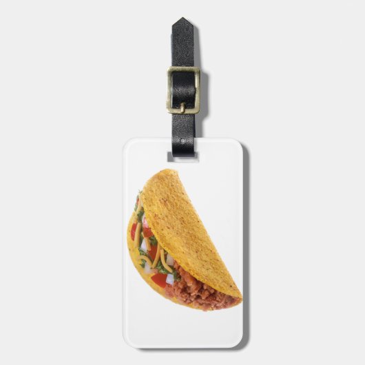 Hard Shell Taco Bagagelabel (Voorkant verticaal)