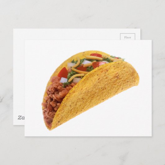 Hard Shell Taco Briefkaart (Voorkant / Achterkant)