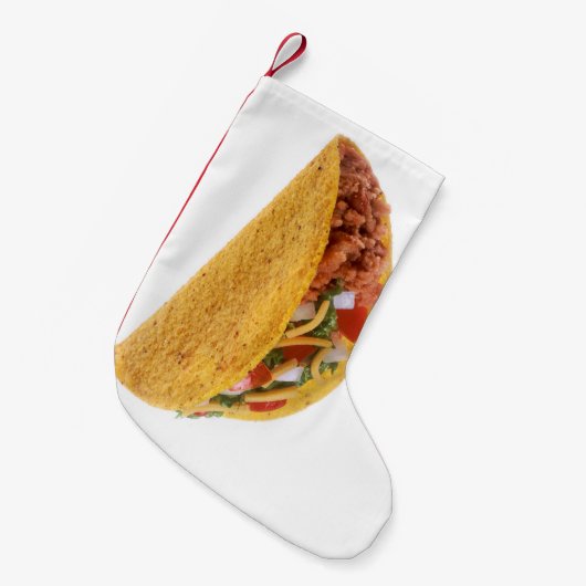 Hard Shell Taco Kleine Kerstsok (Voorkant (Hangend))