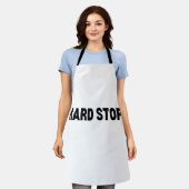 Hard Stop | Professioneel Studio  Schort (Gedragen)