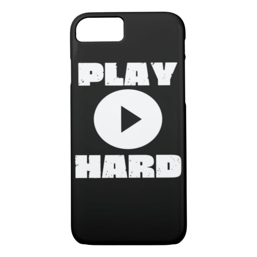 Hard Tri-Blend afspelen Case-Mate iPhone Case (Achterkant)