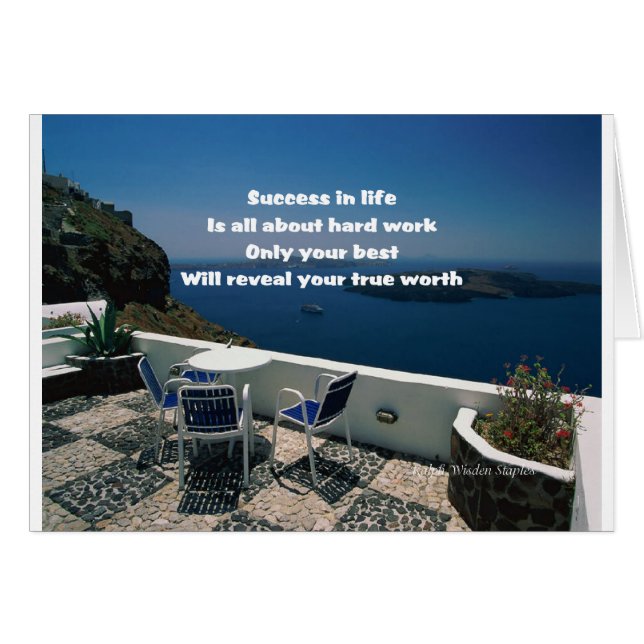 Hard werk en succes (Voorkant Horizontaal)