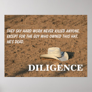 Hard werk zal je niet doden (beloof ik) [L] Poster