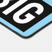 Hard werken Dream Big Blue Bureaumat (Hoek)