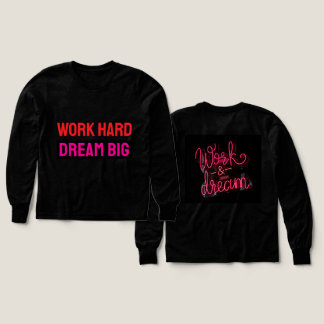 Hard Werken Droom Groot Motiverende Hustle Citaat