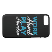 Hard werken - Hard spelen - Dag van de Arbeid Case-Mate iPhone Case (Achterkant (Horizontaal))