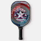hard werken in de USA Pickleball Paddle (Voorkant)