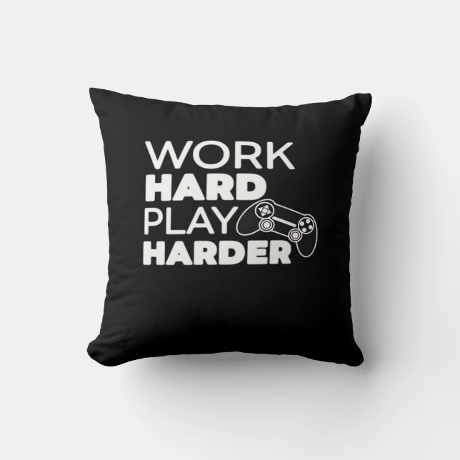 Hard werken Play Hard Classic Essential Kussen (Voorkant)