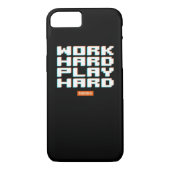 Hard werken Play Hard Classic Luiaard Case-Mate iPhone Case (Achterkant)
