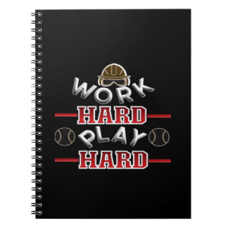 Hard werken Play Hard Classic Notitieboek