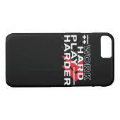 Hard werken Play Hard Motivatie Gaming Hustling C Case-Mate iPhone Case (Achterkant (Horizontaal))