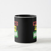 Hard werken Speel Hard Essentiële Trend Mok (Midden)