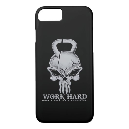 Hard werken Speel zo hard voor fitnessfreaks Case-Mate iPhone Case (Achterkant)