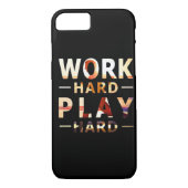 Hard werken Spelen Hard Essential Quote Case-Mate iPhone Case (Achterkant)