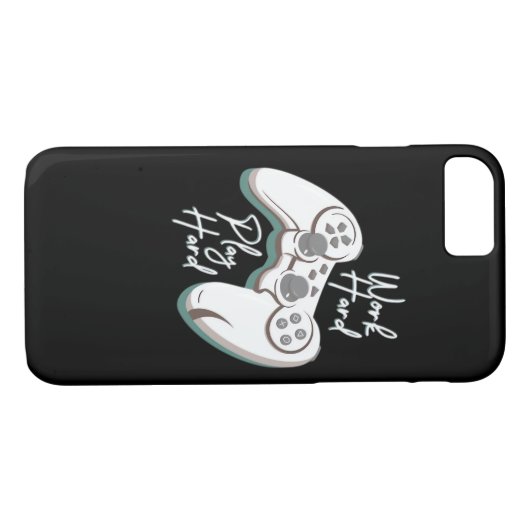 Hard werken Spelen Hard Essentieel Grappig Case-Mate iPhone Case (Achterkant (Horizontaal))