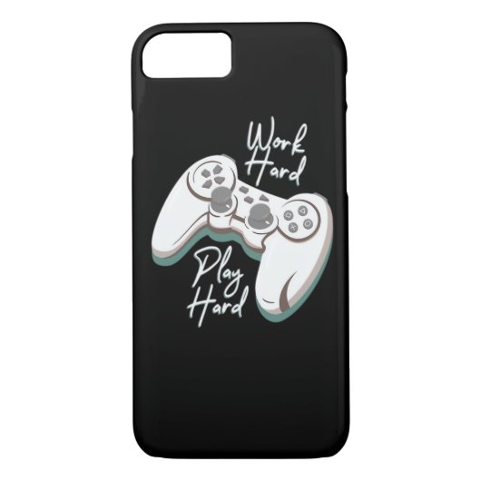 Hard werken Spelen Hard Essentieel Grappig Case-Mate iPhone Case (Achterkant)
