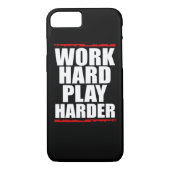 Hard werken Spelen Hard Essentieel Grappig Case-Mate iPhone Case (Achterkant)