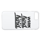 Hard werken spelen zo hard essentieel Case-Mate iPhone case (Achterkant (Horizontaal))