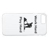 Hard werken Spelen zo hard werken Klassiek Case-Mate iPhone Case (Achterkant (Horizontaal))