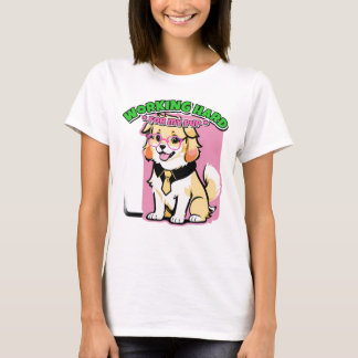 Hard Werken Voor Mijn Hond Grappig Cadeau Voor Hui T-shirt