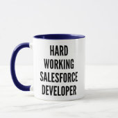 Hard-werkende Ontwikkelaar van de Salesforce Mok (Links)