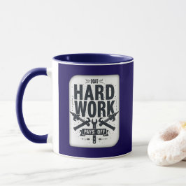 Hard Work Pays Off Vintage Worker Motivation Shirt Mok