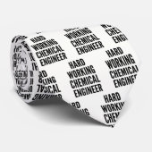 Hard-Working Chemical Engineer Stropdas (Opgerold)