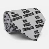 Hard Working Chiropractor Stropdas (Opgerold)