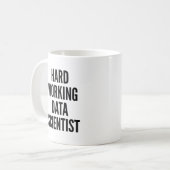 Hard Working Data Scientist Koffiemok (Voorkant links)