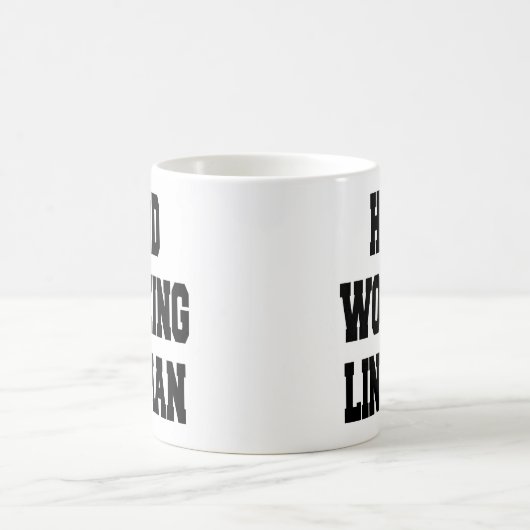 Hard Working Lineman Koffiemok (Center)