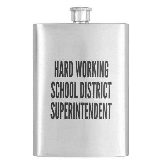 Hard Working School District Hoofdcommissaris Flacon (Voorkant)