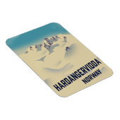 Hardangervidda Noorwegen vakantieposter. Magneet (Rechterzijde)