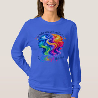 Hardball Syndicate Women Rainbow Feelings Lange Mo T-shirt