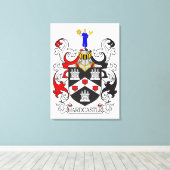 Hardcastle Coat of Arms I Canvas Afdruk (Insitu (Houten vloer))