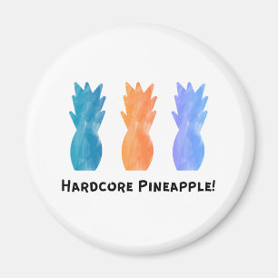 Hardcore ananas magneet