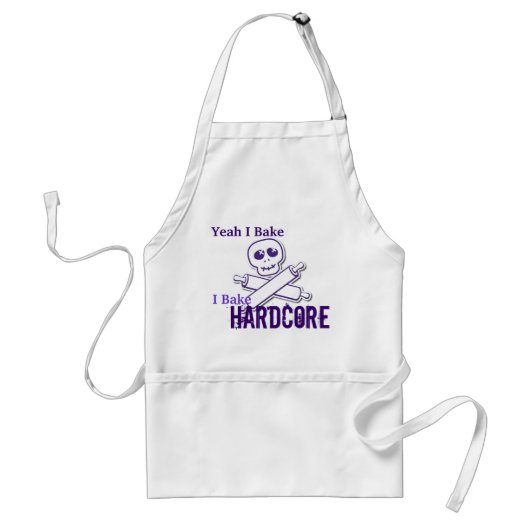 Hardcore Baker Apron Standaard Schort (Voorkant)