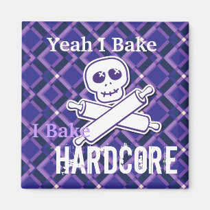 Hardcore Baker Magnet (alleen vierkant) Magneet