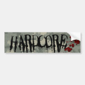 Hardcore Bumpersticker (Voorkant)