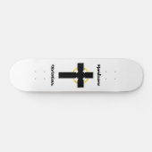 Hardcore Christelijke Keltische Kruis Skateboard (Horizontaal)