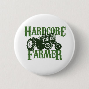 Hardcore Farmer Ronde Button 5,7 Cm