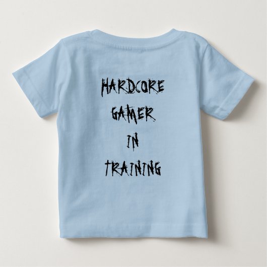 Hardcore gamer in training (Achterkant)