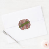 hardcore graffiti-ontwerp ronde sticker (Envelop)