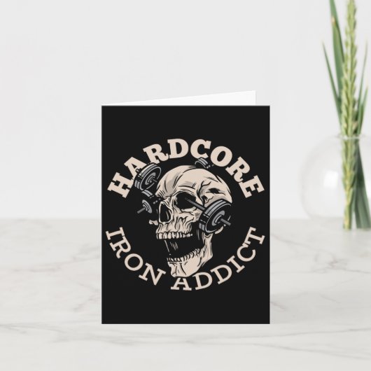 Hardcore Iron Addict Kaart (Voorkant)