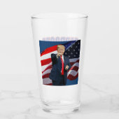 Hardcore MAGA Glas (Achterkant)