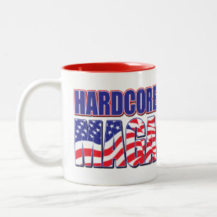 Hardcore MAGA Tweekleurige Koffiemok